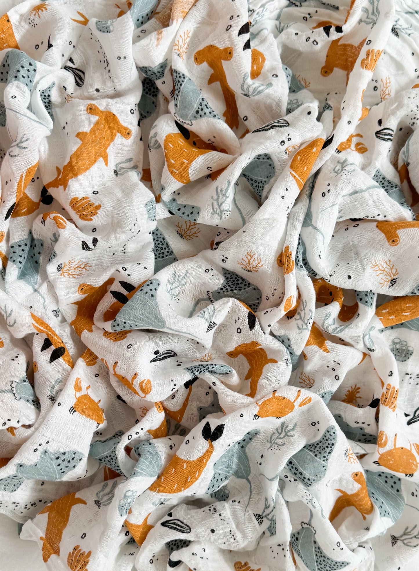Bub Blanket - Muslin Swaddle, 100% Cotton